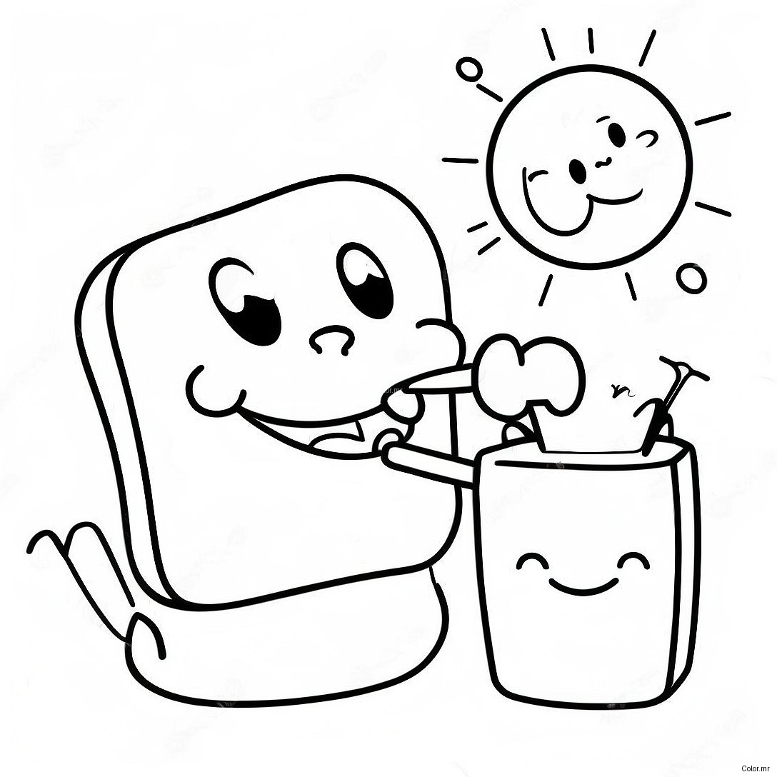 Children S Dental Health Month Coloring Page 74465 61433