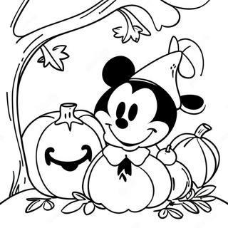 Herfst Disney Kleurplaat 10467-8586