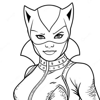 Catwoman Kleurplaat 10677-8756