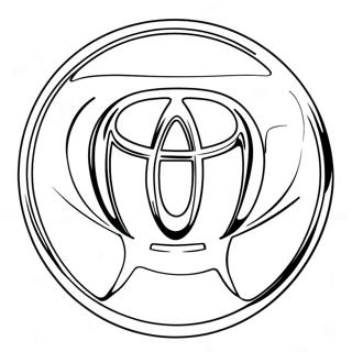 Toyota Logo Kleurplaat 11117-9114