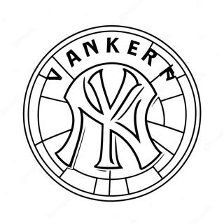 Yankees Logo Kleurplaat 11167-9156