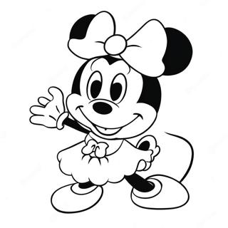 Minnie Mouse Kleurplaat 111-90