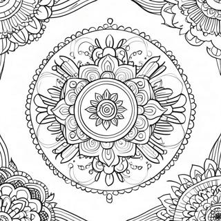 Meditatie Mandala Kleurplaat 11237-9210