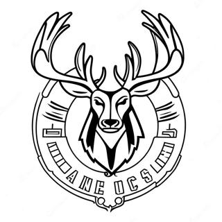 Milwaukee Bucks Logo Kleurplaat 11247-9218