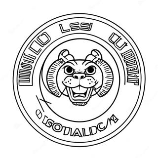 Lsu Logo Kleurplaat 11317-9273