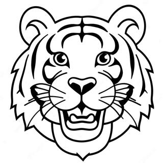 Lsu Tijger Mascotte Kleurplaat 11318-9277