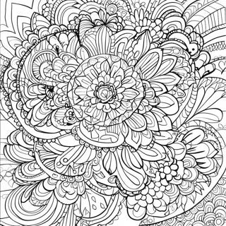 Levendige Gelpen Mandala Kleurplaat 11458-9392