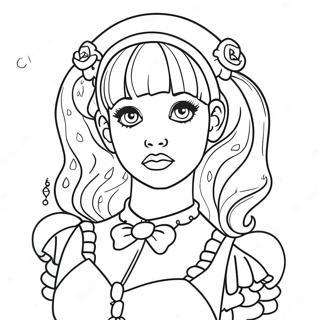 Melanie Martinez Kleurplaat 11527-9441