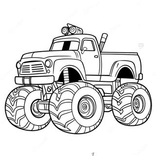 Spiderman Monster Truck Kleurplaat 11627-9524