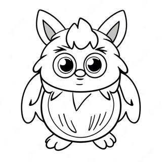 Furby Kleurplaten