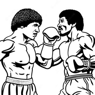 Rocky Vs Apollo Creed Kleurplaat 11768-9663