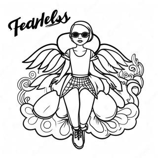 Fearless Album Cover Kleurplaat 11858-9712