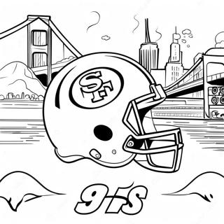 San Francisco 49ers Logo Kleurplaat 11867-9715