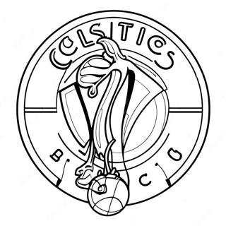 Celtics Logo Kleurplaat 11977-9803