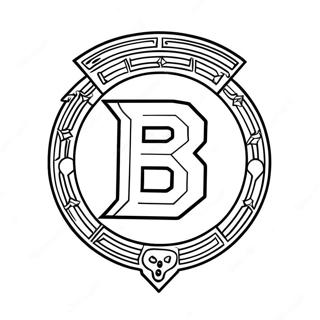 Bruins Logo Kleurplaat 12007-9828