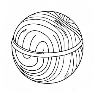 Kleurrijke Stuiterende Bal Kleurplaat 12138-9934