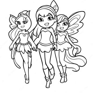 Winx Club Kleurplaat 12167-9954