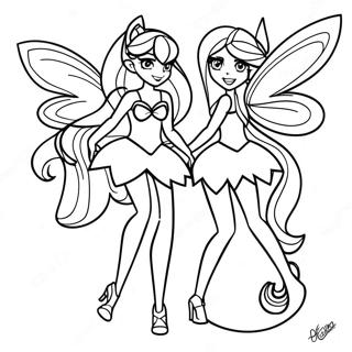 Winx Club Kleurplaat 12167-9956