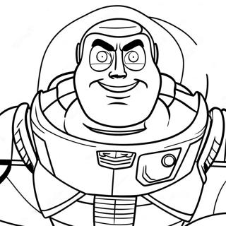 Buzz Lightyear Kleurplaat 1221-974