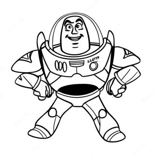 Buzz Lightyear Kleurplaat 1221-975