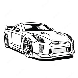 Gtr Sportauto Kleurplaat 12287-10051