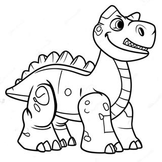 Rux De Dinotrux Kleurplaat 12298-10061