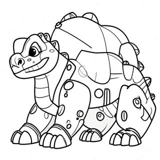 Rux De Dinotrux Kleurplaat 12298-10062