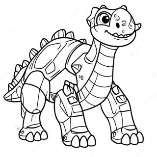 Rux De Dinotrux Kleurplaat 12298-10063