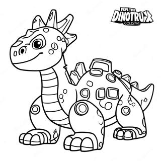 Rux De Dinotrux Kleurplaat 12298-10239