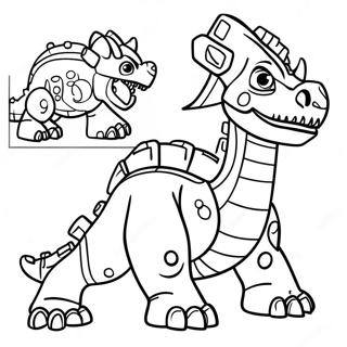 Rux De Dinotrux Kleurplaat 12298-10240