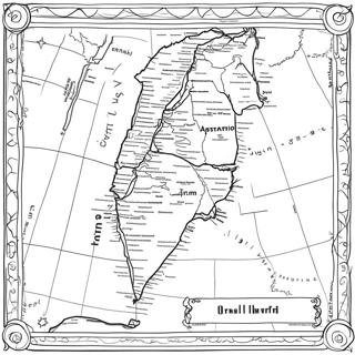 Kaart Van Israel Kleurplaat 12617-10500