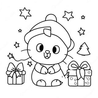 Sanrio Kerst Kleurplaat 12627-10507