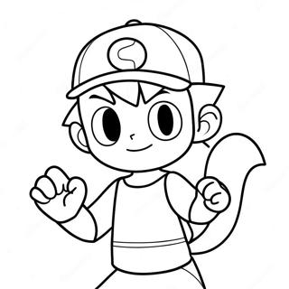 Ash Pokemon Kleurplaten