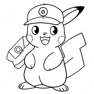 Ash Met Pikachu Kleurplaat 12638-10517