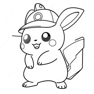 Ash Met Pikachu Kleurplaat 12638-10519