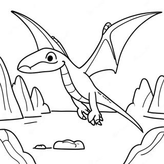 Pterodactyl Kleurplaat 12677-10548