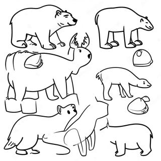 Arctische Dieren Kleurplaat 1271-1014