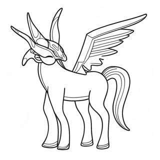 Arceus Kleurplaten