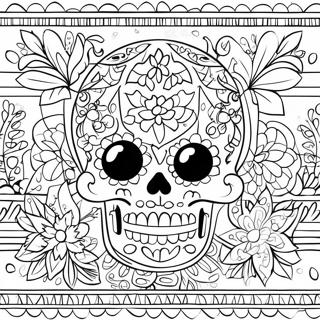 Kleurplaat Van Papel Picado 12867-10693