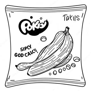 Spicy Takis Snack Kleurplaat 12938-10756