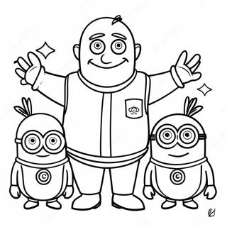 Gru Met Minions Kleurplaat 12948-10762