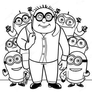 Gru Met Minions Kleurplaat 12948-10763