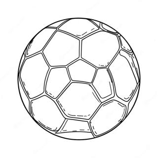 Kleurrijke Voetbal In Actie Kleurplaat 13078-10867