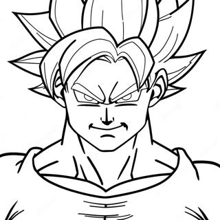 Super Saiyan Goku Kleurplaten