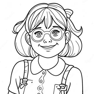 Junie B Jones Kleurplaat 13227-10982