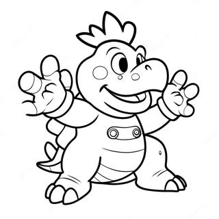 Bowser Jr Kleurplaat 13267-11016