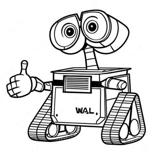 Wall E Kleurplaat 13447-11158