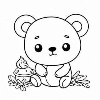 Rilakkuma Kleurplaat 13658-11320