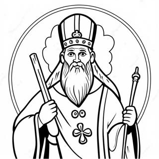 St Patrick Religieuze Kleurplaat 13678-11334