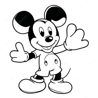 Mickey Mouse Valentijnsdag Kleurplaten